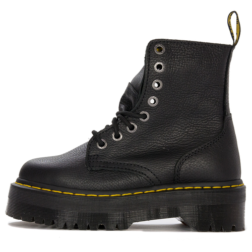 Dr. Martens Botki glany damskie skórzane Jadon III Black czarne