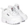 Fila buty dziecięce niemowlęce Disruptor Infants White Białe