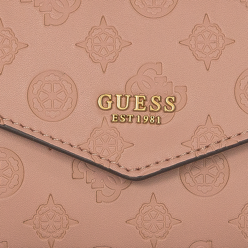 Guess Torba listonoszka Zanelle Mini BIL Crossbody Flap Biscuit Logo