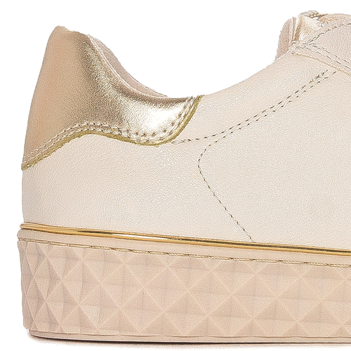 Marco Tozzi Sneakersy damskie trampki Cream Comb