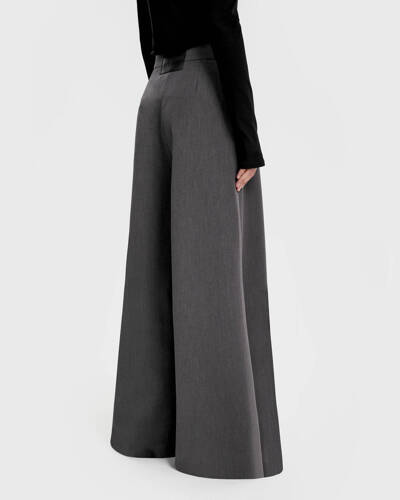 Opra Spodnie Baha Grey Very High Waist Pants