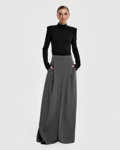 Opra Spodnie Baha Grey Very High Waist Pants