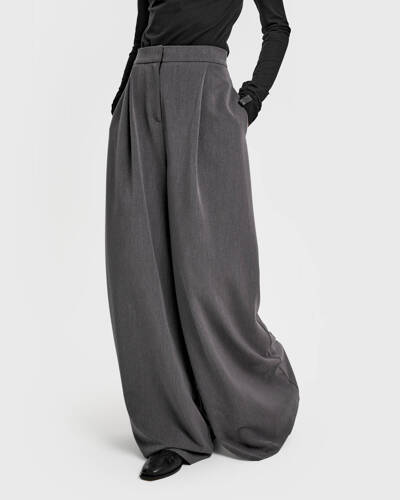 Opra Spodnie Baha Grey Very High Waist Pants