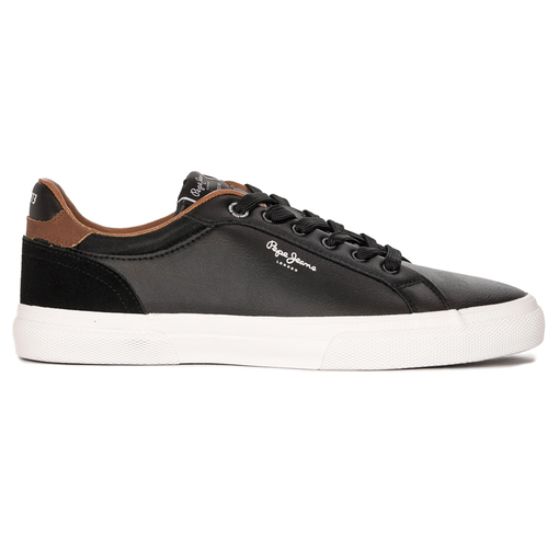 Pepe Jeans Sneakersy męskie Kenton Court Black czarne