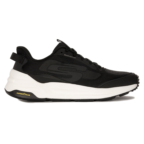 Skechers Sneakersy Męskie 237353BKW Czarno Białe