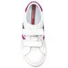 U.S. Polo Assn.Buty dziecięce sneakersy dziewczęce White Fuxia Brokat