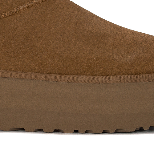 UGG Botki Classic Ultra Mini Platform Chestnut