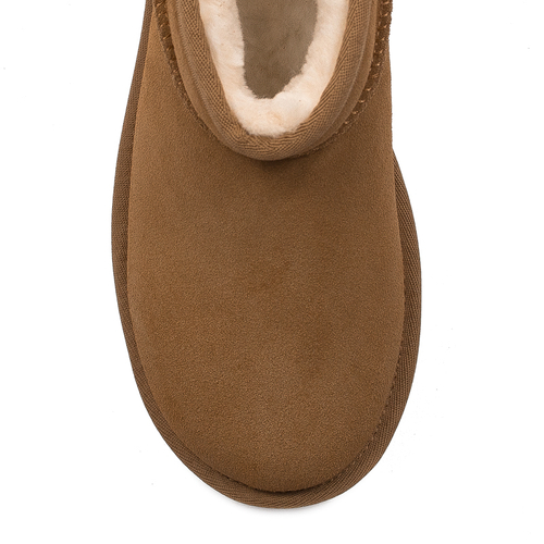 UGG Botki Classic Ultra Mini Platform Chestnut