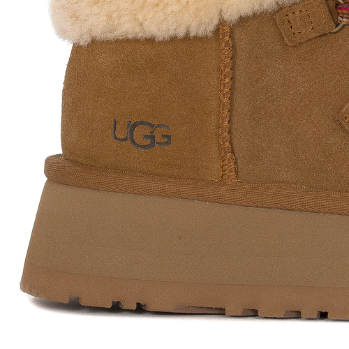 UGG Botki damskie W Funkarra CABIN CUFF Chestnut