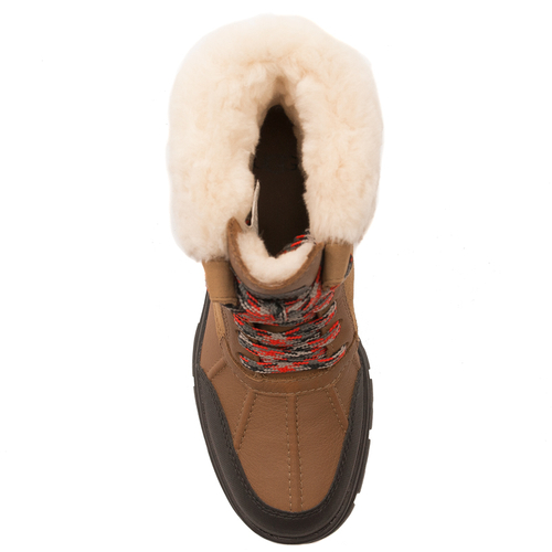 UGG Botki damskie ocieplane W Ashton Addie Chestnut