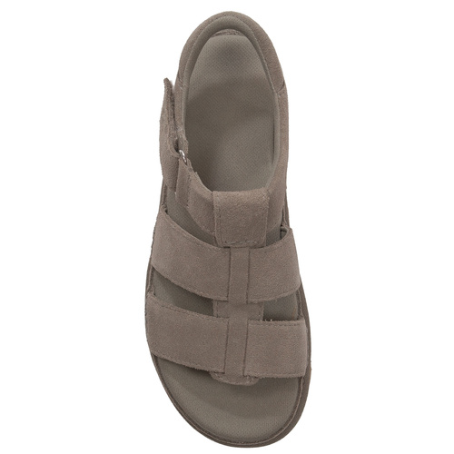 UGG Sandały Damskie Skórzane Goldenstar Strap Grey